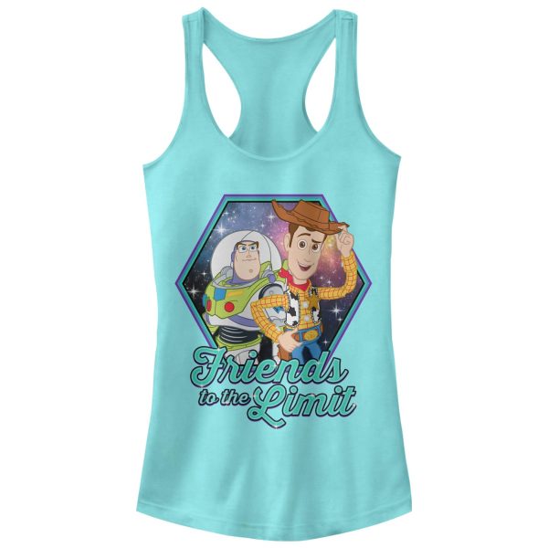 Junior’s Toy Story to the Limit Racerback Tank Top