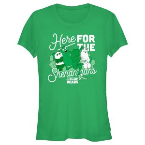 Junior’s We Bare Bears Here for Shenanigans T-Shirt