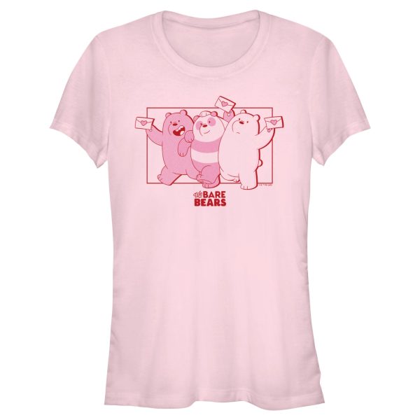 Junior’s We Bare Bears Valentine’s Day Letters T-Shirt