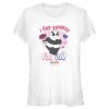 Junior’s We Bare Bears Valentine’s Day Panda I Got Flowers For You T-Shirt