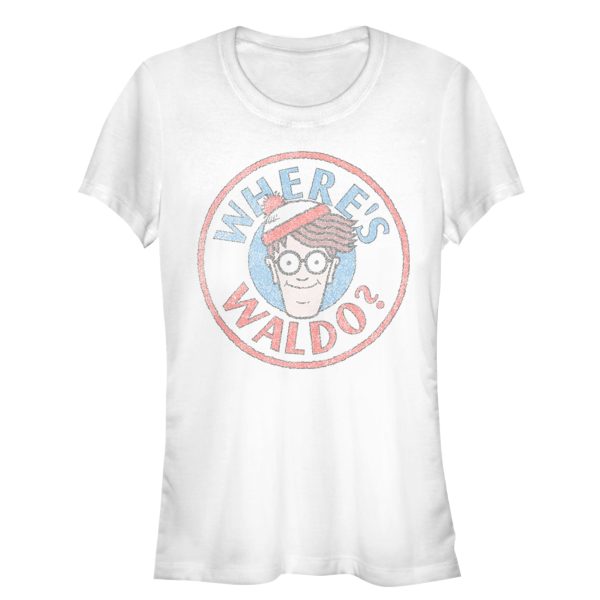 Junior’s Where’s Waldo Retro Character Circle T-Shirt