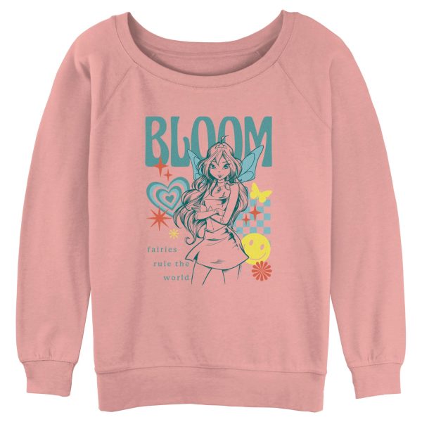 Junior’s Winx Club Bloom Fairies Rule the World Sweatshirt