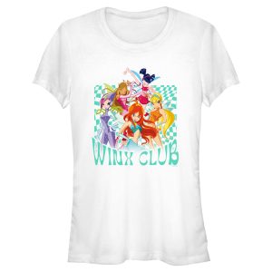 Junior’s Winx Club Fairies Group Portrait T-Shirt