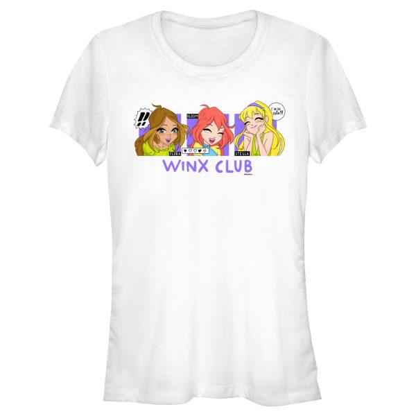 Junior’s Winx Club Flora Bloom Stella Boxes T-Shirt