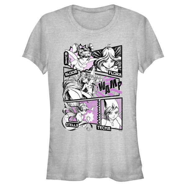 Junior’s Winx Club Manga Panels Group T-Shirt