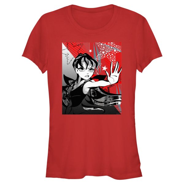 Junior’s Winx Club Stella Red and Black T-Shirt