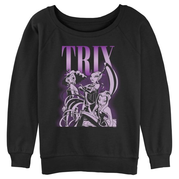 Junior’s Winx Club Trix Group Shot Sweatshirt