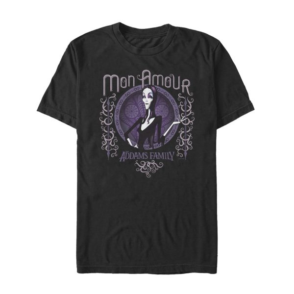 Men’s Addams Family Morticia Mon Amour Portrait T-Shirt