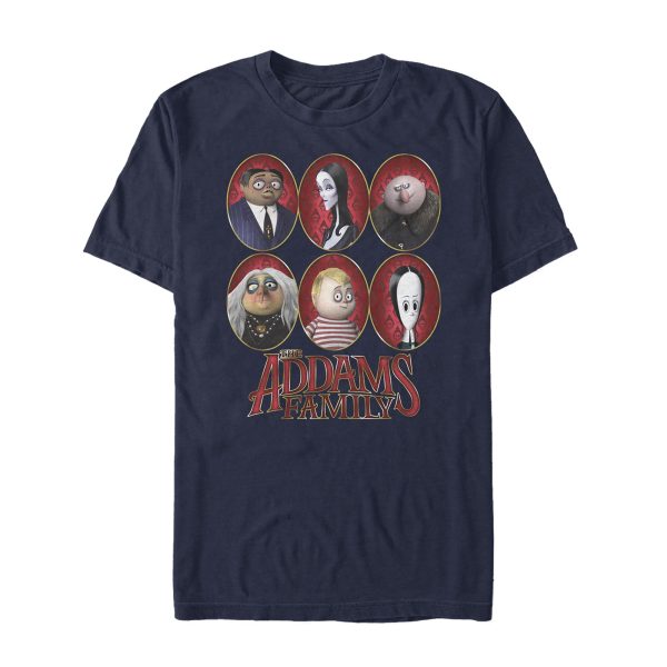 Men’s Addams Family Portrait Panels T-Shirt