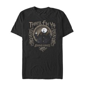 Men’s Addams Family Uncle Fester That’ll Fix Ya T-Shirt