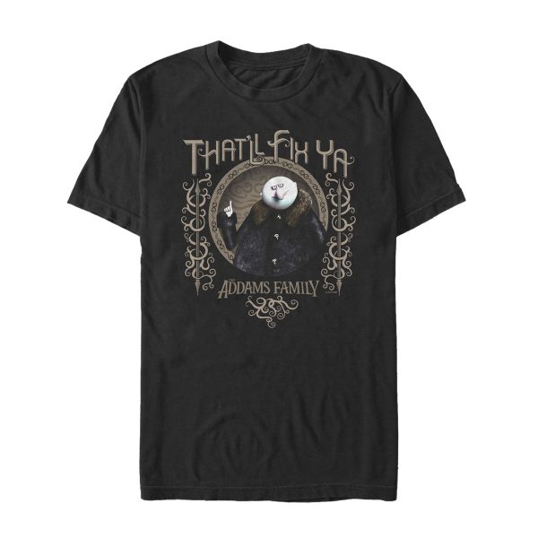 Men’s Addams Family Uncle Fester That’ll Fix Ya T-Shirt