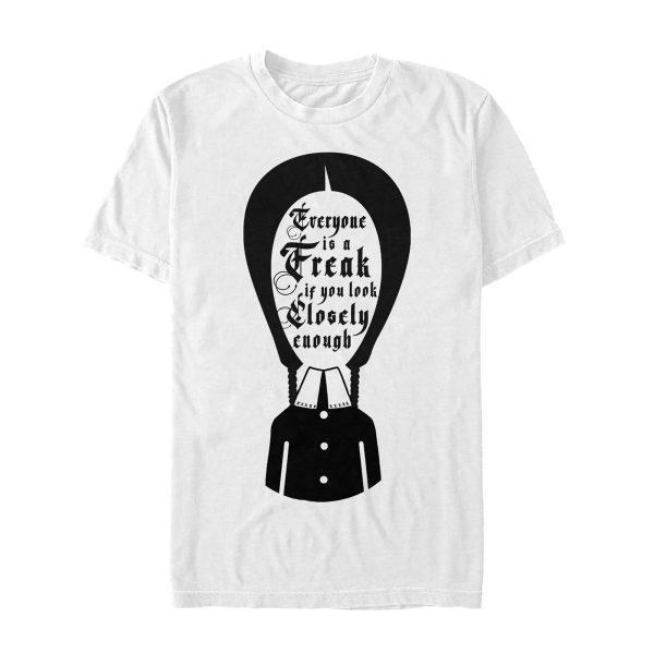 Men’s Addams Family Wednesday Everyone Is a Freak T-Shirt