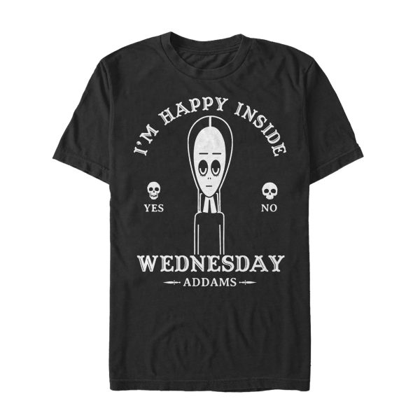 Men’s Addams Family Wednesday Happy Ouija Board T-Shirt