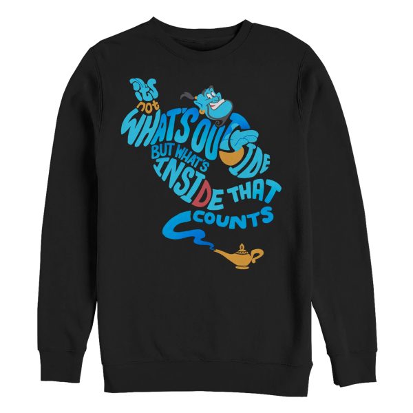 Men’s Aladdin Genie Inside Counts Sweatshirt