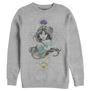 Men’s Aladdin Jasmine Character Frame Sweatshirt