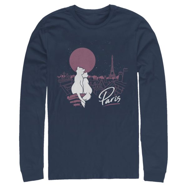 Men’s Aristocats Duchess and Thomas Love in Paris Long Sleeve Shirt