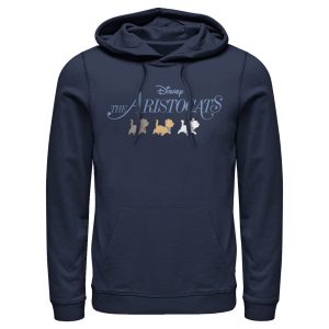 Men’s Aristocats Kitten Strut Movie Logo Pull Over Hoodie