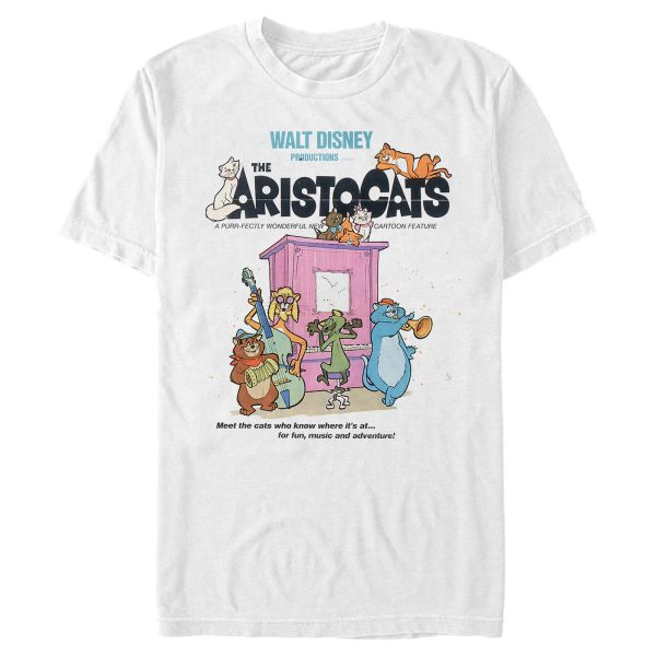 Men’s Aristocats Movie Poster Meet The Cats T-Shirt