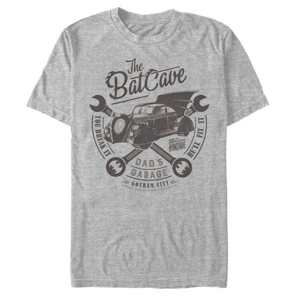 Men’s Batman Bat Cave Dad’s Garage T-Shirt