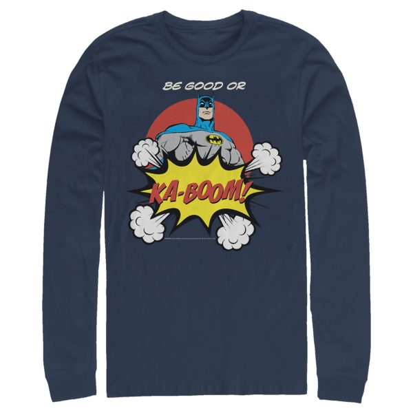 Men’s Batman Be Good or Kaboom Long Sleeve Shirt