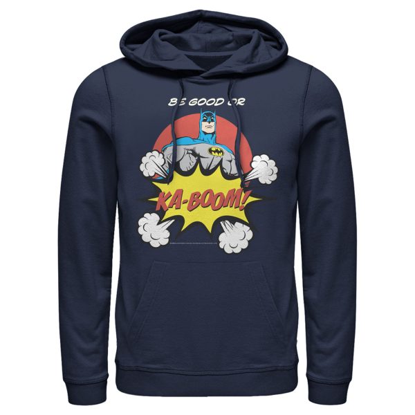 Men’s Batman Be Good or Kaboom Pull Over Hoodie