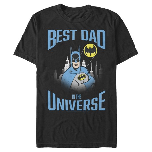 Men’s Batman Best Dad in the Universe T-Shirt