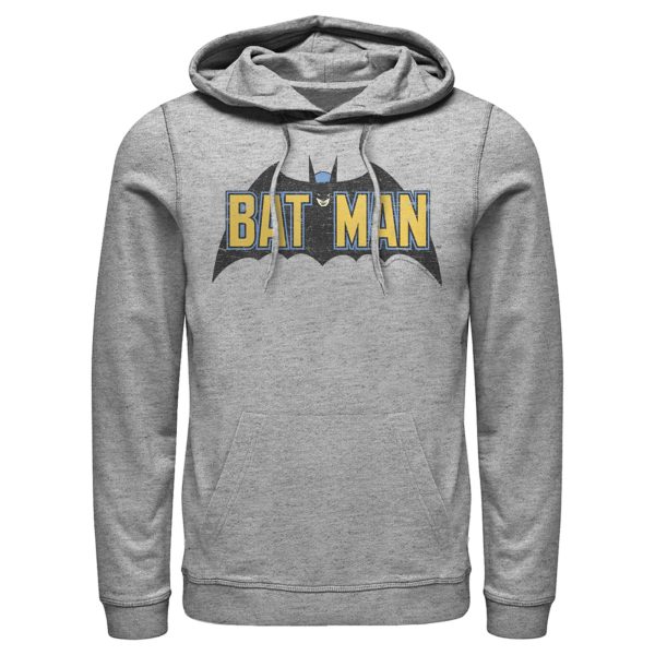 Men’s Batman Caped Crusader Logo Pull Over Hoodie