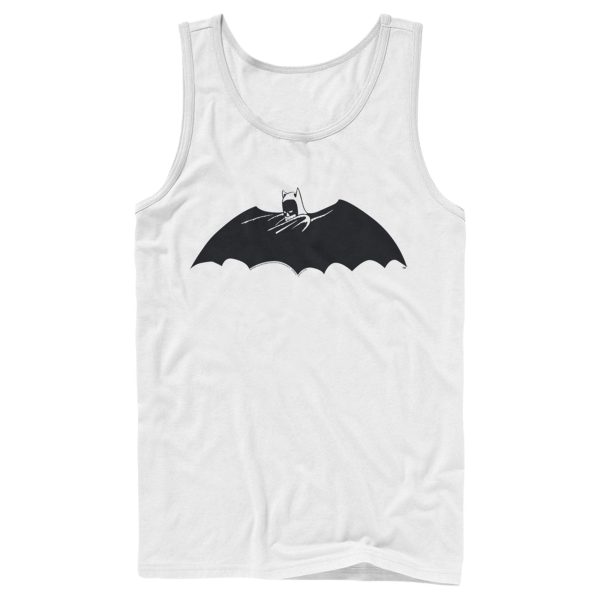 Men’s Batman Caped Crusader Silhouette Tank Top