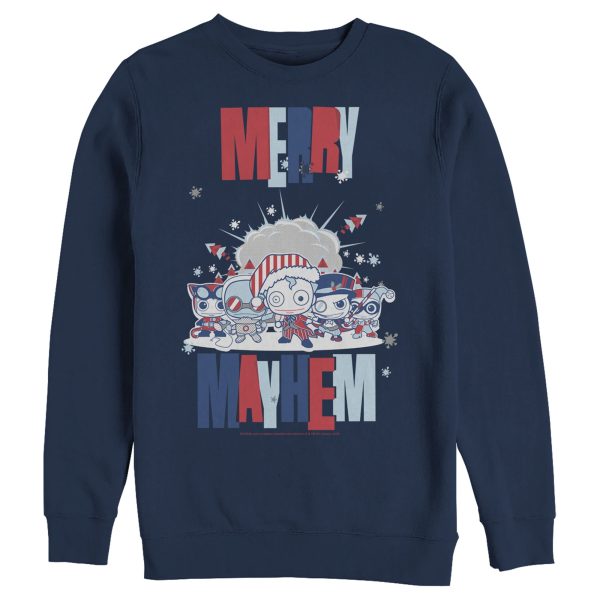 Men’s Batman Christmas Merry Mayhem Sweatshirt