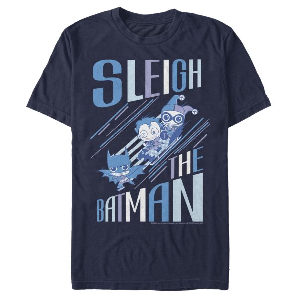 Men’s Batman Christmas Sleigh the Hero T-Shirt