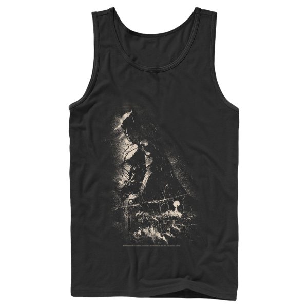 Men’s Batman Grunge Hero in Shadow Tank Top