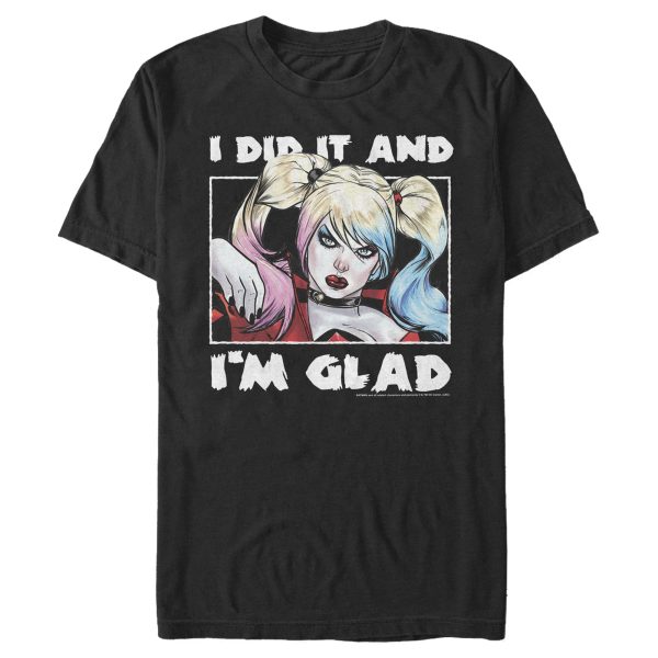 Men’s Batman Harley Quinn Did It and I’m Glad T-Shirt