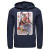Men’s Batman Harley Quinn Joker Poker Card Pull Over Hoodie