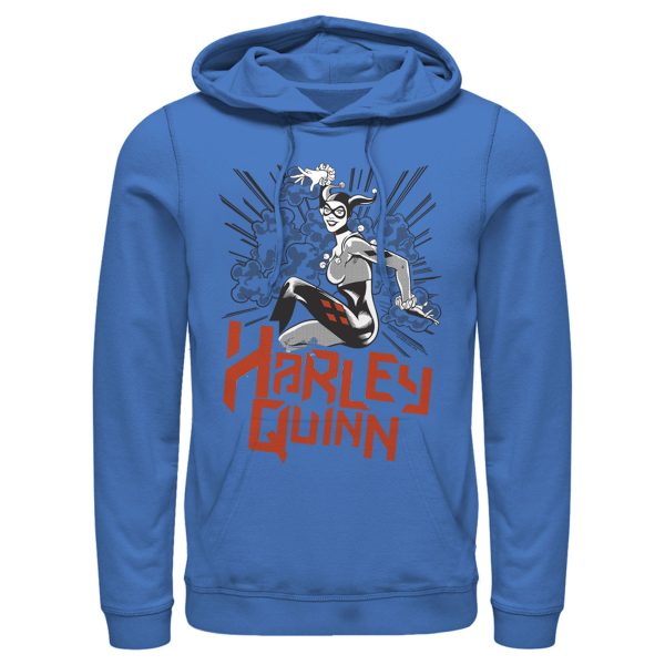 Men’s Batman Harley Quinn Retro Explosion Pull Over Hoodie