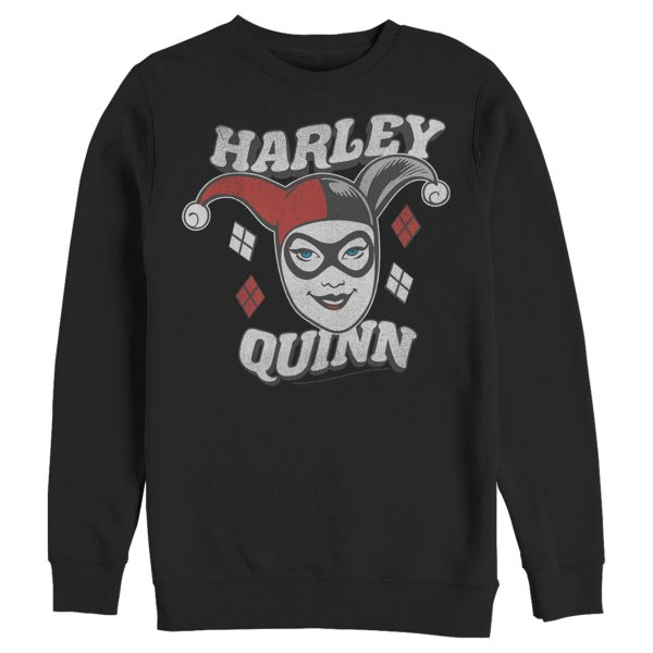 Men’s Batman Harley Quinn Smile Face Sweatshirt