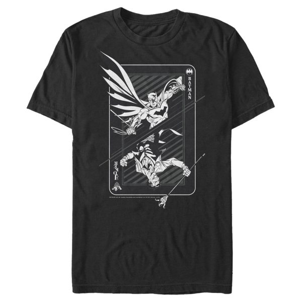 Men’s Batman Hero vs Villain Playing Card T-Shirt