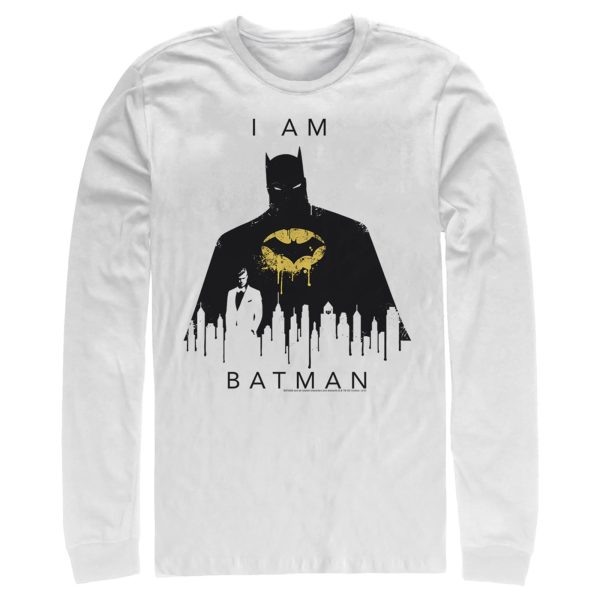 Men’s Batman I Am Gotham Drip Long Sleeve Shirt