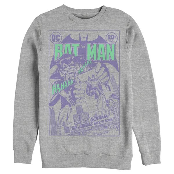 Men’s Batman Joker Back in Town Sweatshirt