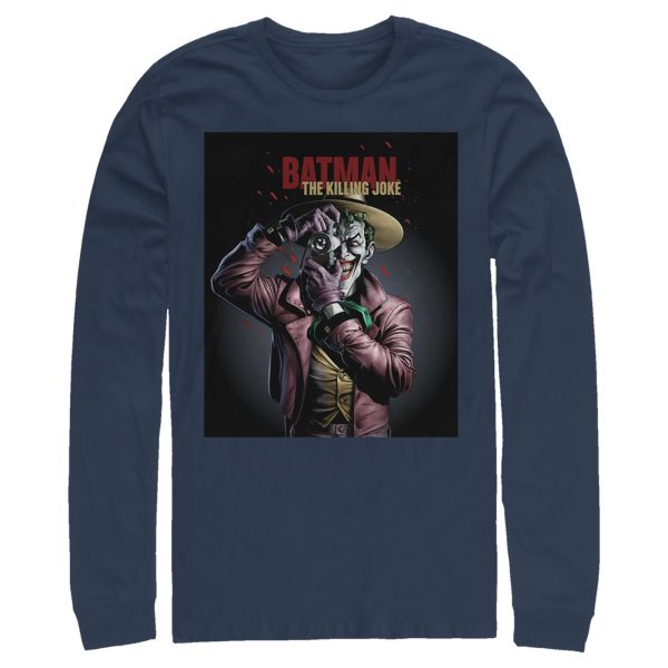 Men’s Batman Joker Camera Poster Long Sleeve Shirt