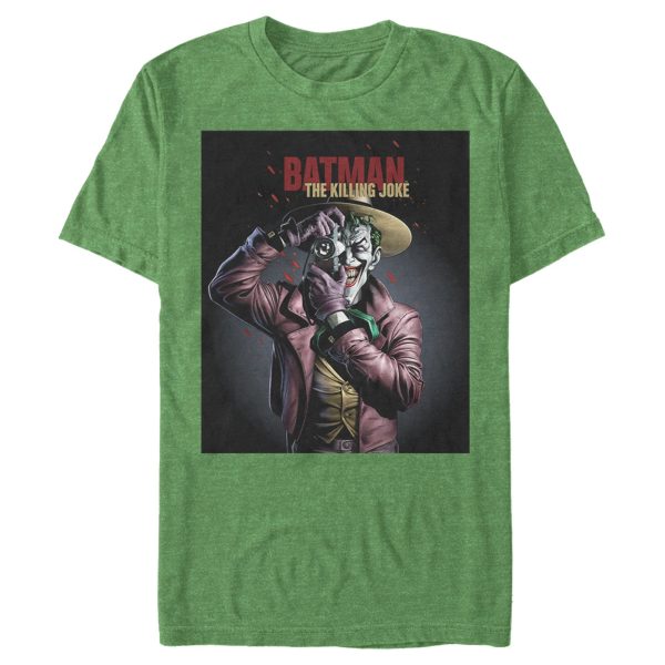 Men’s Batman Joker Camera Poster T-Shirt