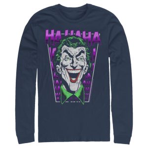 Men’s Batman Joker Ha Ha Frame Long Sleeve Shirt