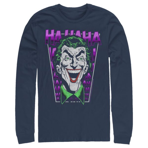 Men’s Batman Joker Ha Ha Frame Long Sleeve Shirt