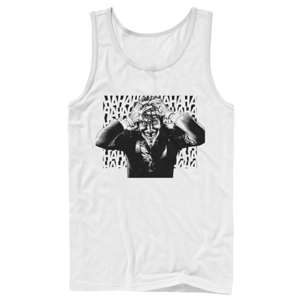 Men’s Batman Joker Hahaha Crazed Look Tank Top