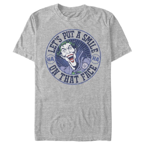 Men’s Batman Joker Let’s Put a Smile On That Face T-Shirt