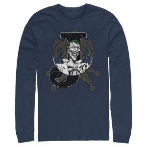 Men’s Batman Joker Symbol Long Sleeve Shirt