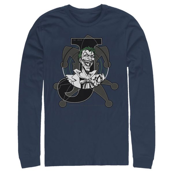 Men’s Batman Joker Symbol Long Sleeve Shirt