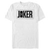 Men’s Batman Joker Text Logo T-Shirt