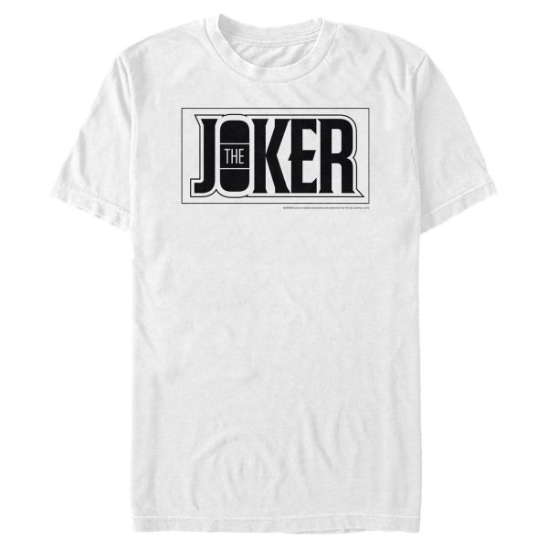 Men’s Batman Joker Text Logo T-Shirt