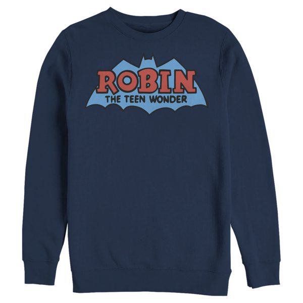 Men’s Batman Logo Boy Wonder Robin Sweatshirt