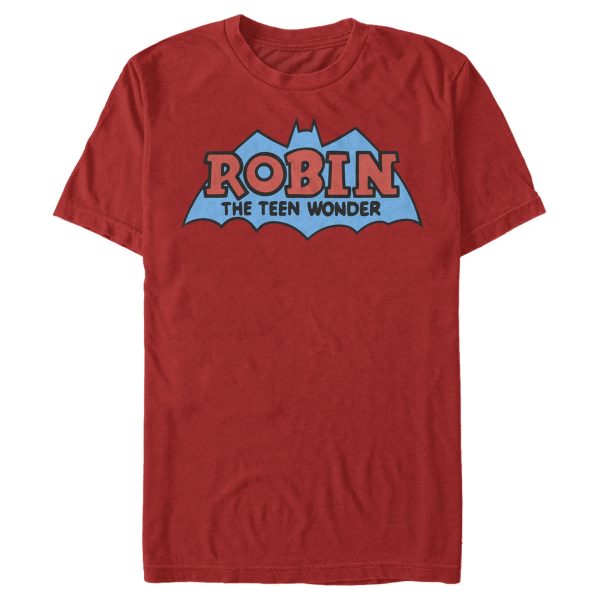 Men’s Batman Logo Boy Wonder Robin T-Shirt